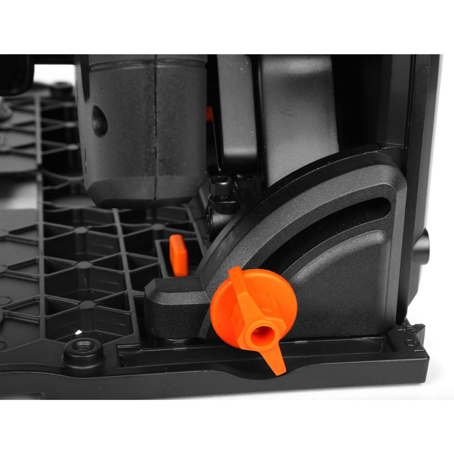 WEN 20V Max 6.5-Inch Cordless Brushless Plunge Cut Variable Speed Track Saw with Two 4.0 Ah Batteries and Charger - Image 3