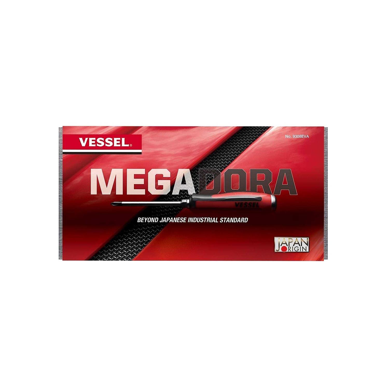 Vessel 9308EVA Megadora Tang-Thru Screwdriver 8pc. Set - Image 5