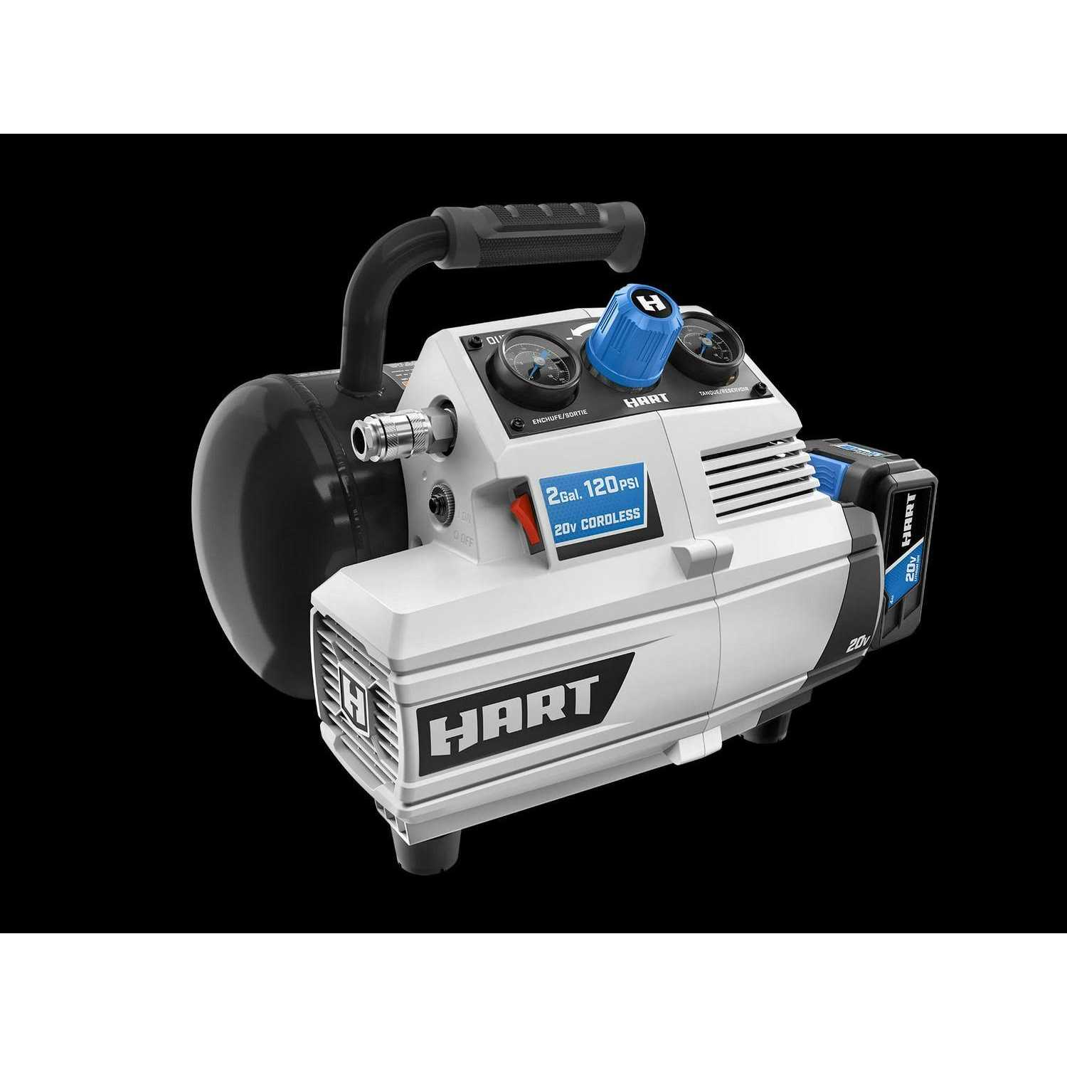 Hart 20-Volt 2-Gallon Compressor - Image 3