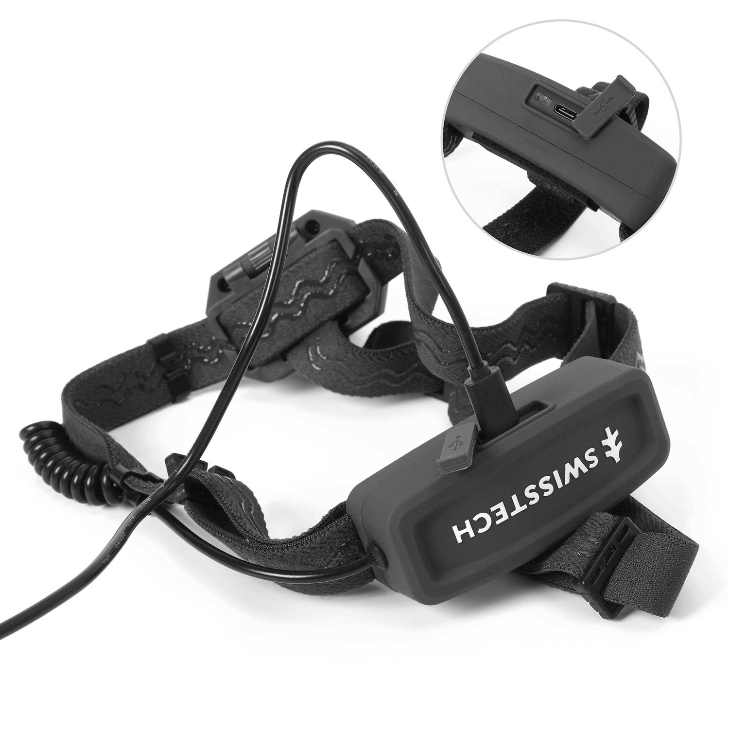 Swiss Tech Rechargeable 500 Lumens LED Headlamp - Image 3