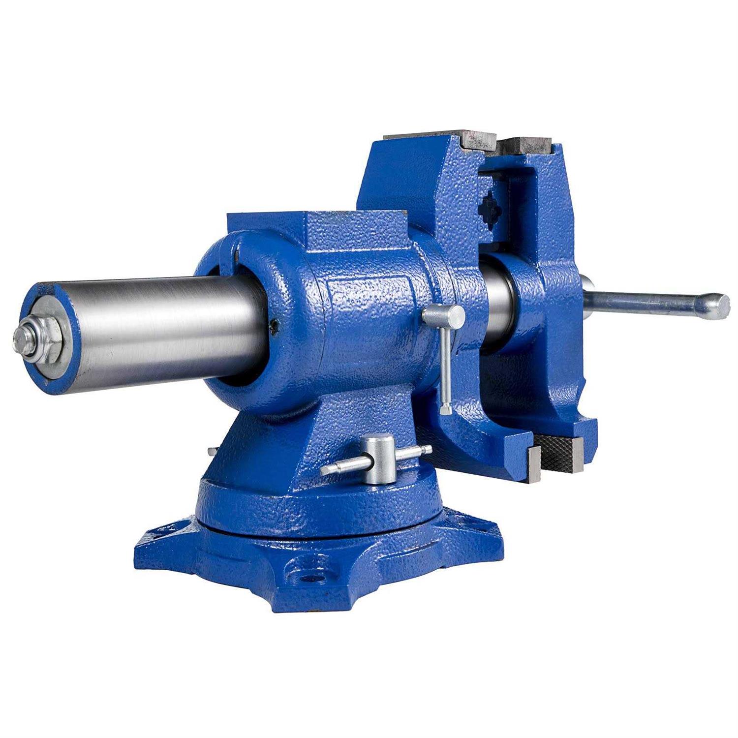 VEVOR 4 Heavy Duty Bench Vise Double Swivel Rotating Vise Head/Body Rotates 360A ,Pipe Vise Bench Vices 15Kn Clamping Force - Image 4