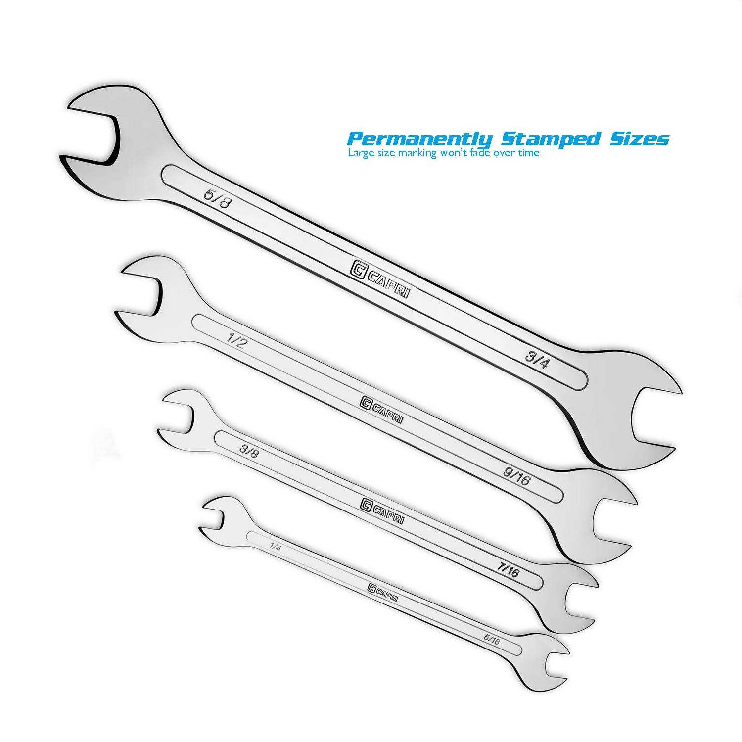 Capri Tools Super-Thin Open End Wrench - Image 5