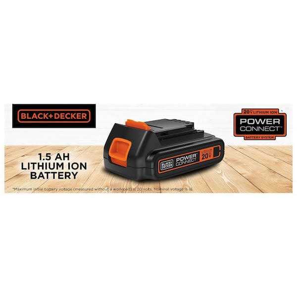 BLACK+DECKER 20V Max Lithium Ion Battery and Charger - Image 3