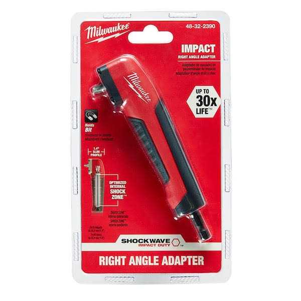 Milwaukee Shockwave Right Angle Adapter 48-32-2390 - Image 2