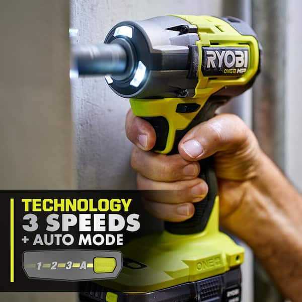 RYOBI ONE+ 18V Lithium-Ion 4.0 Ah Compact Battery and Charger Kit with FREE Brushless ONE+ HP - Image 3