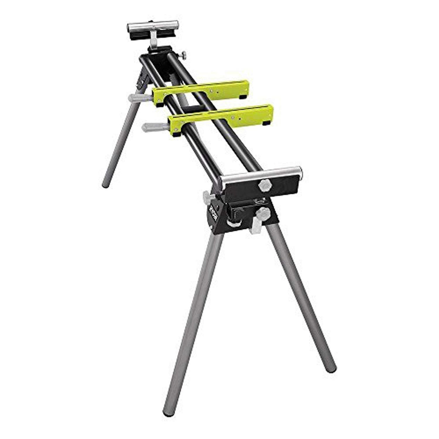 RYOBI RMS10G Stationary Miter Saw Stand with Tool-Less Height Adjustment