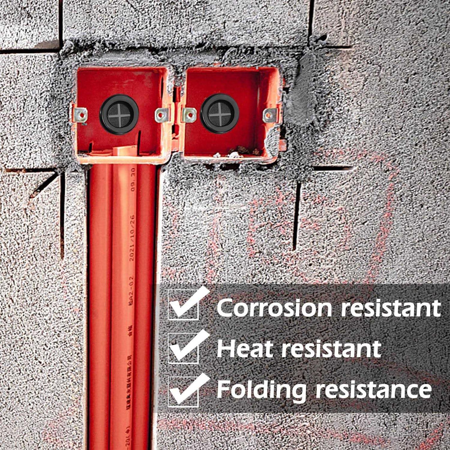 Tmtains 85pcs Rubber Grommet Kit 5 Sizes Double Sided Round Electrical Wire Gaskets Cable Protection Firewall Hole Drill Hole Synthetic Rubber Plug - Image 2