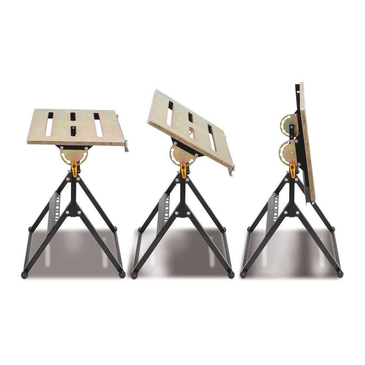 willcasi Chicago Electric 61369 Adjustable Steel Welding Table - Image 5