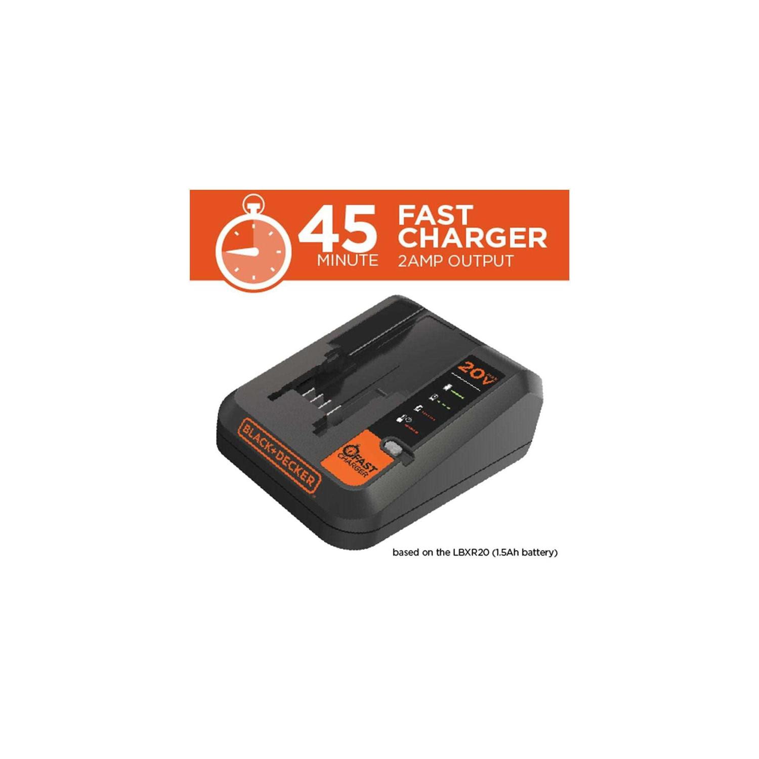 BLACK+DECKER 20V Lithium-Ion Battery Charger - Image 5