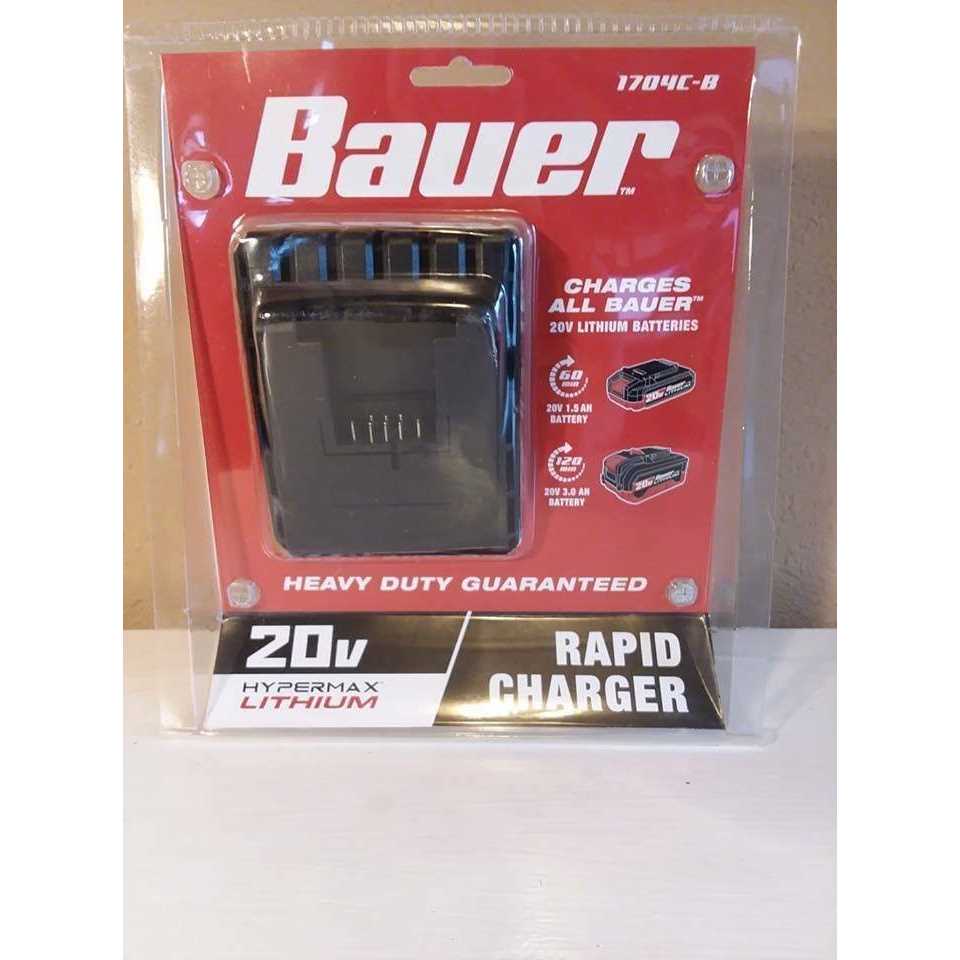 Bauer 20V Lithium-Ion Rapid Charger - Image 4