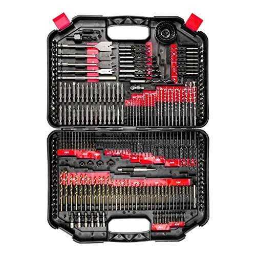 Enertwist Drill Bit Set, 246-Pieces Drill Bits and Driver Set for Wood Metal Cement Drilling and Screw Driving - Image 3