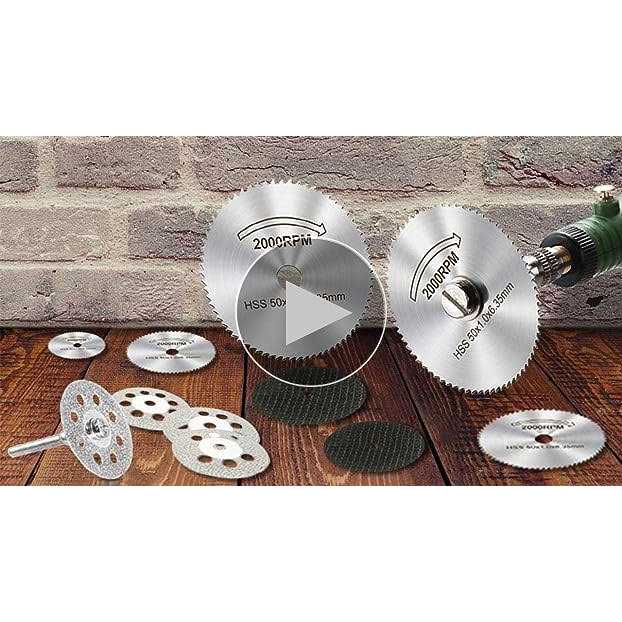 Cutting Wheel Set for Dremel Rotary Tool HSS Circular Saw Blades - Image 4