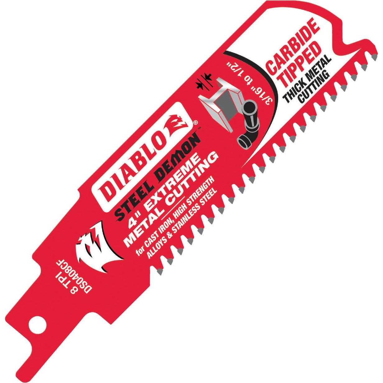 Diablo Steel Demon Carbide Metal Reciprocating Saw Blade DS0608CF - Image 4
