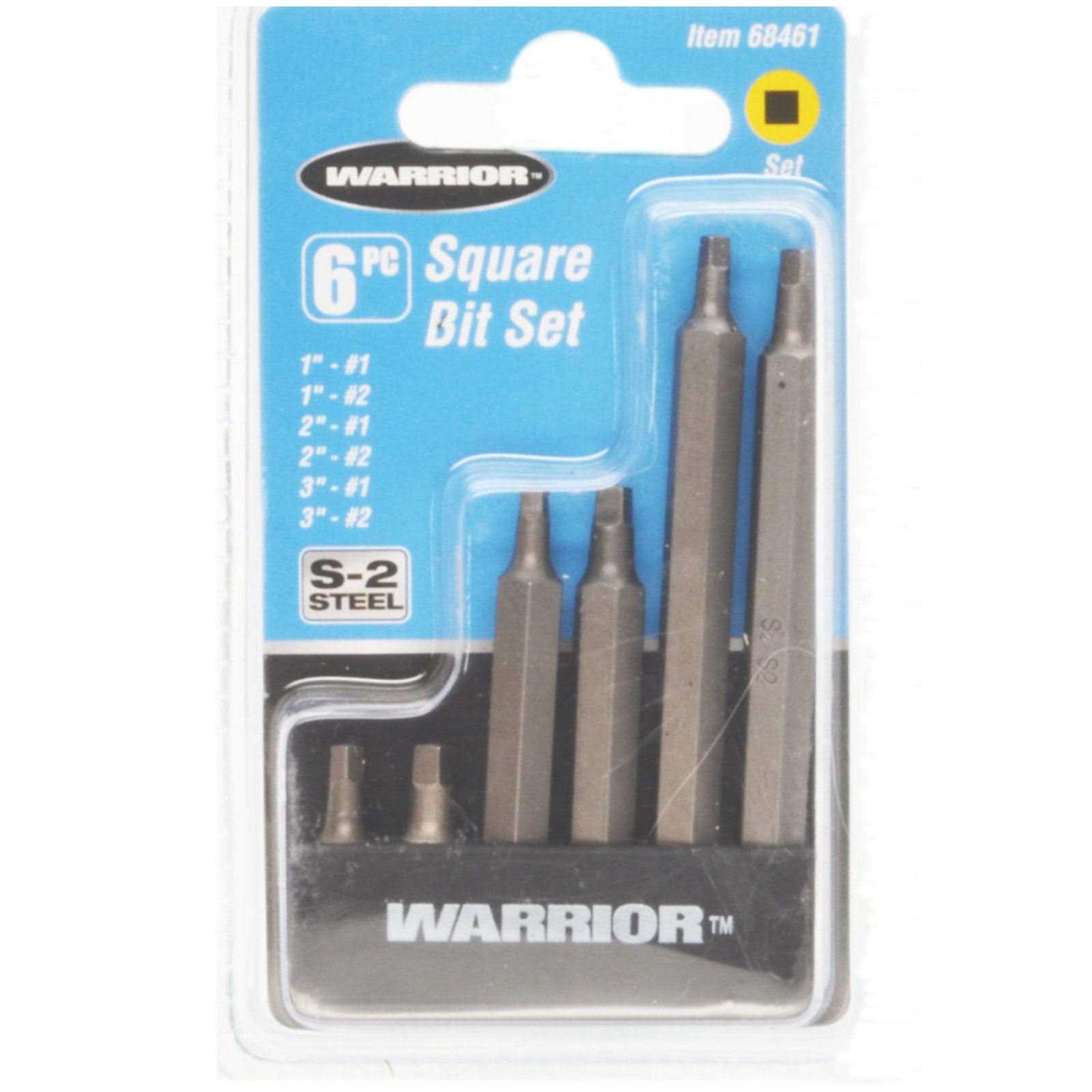 Warrior Square Bit Assorted Set 6 Pc - Image 3