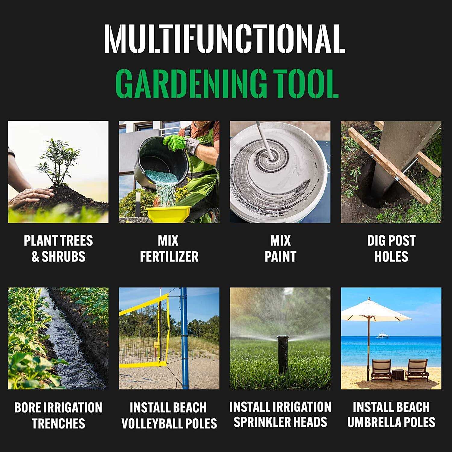 Power Planter Steel Bulb Auger Drill Bit - Image 3