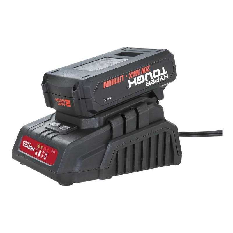 Hyper Tough 20-Volt Max Lithium-ion Power Tool Battery Fast Charger - Image 4