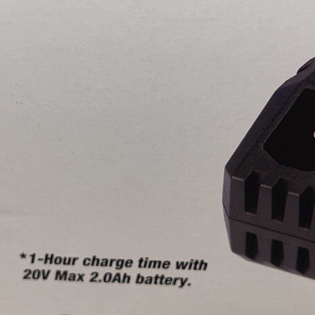 Hyper Tough 20v Max Lithium Ion Fast Charger with Quick Battery Charging - Image 2