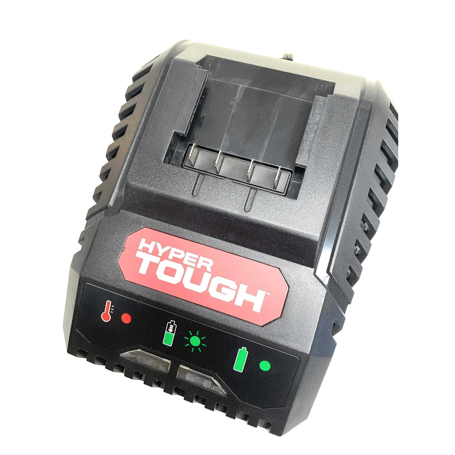 Hyper Tough 20v Max Lithium Ion Fast Charger with Quick Battery Charging - Image 3