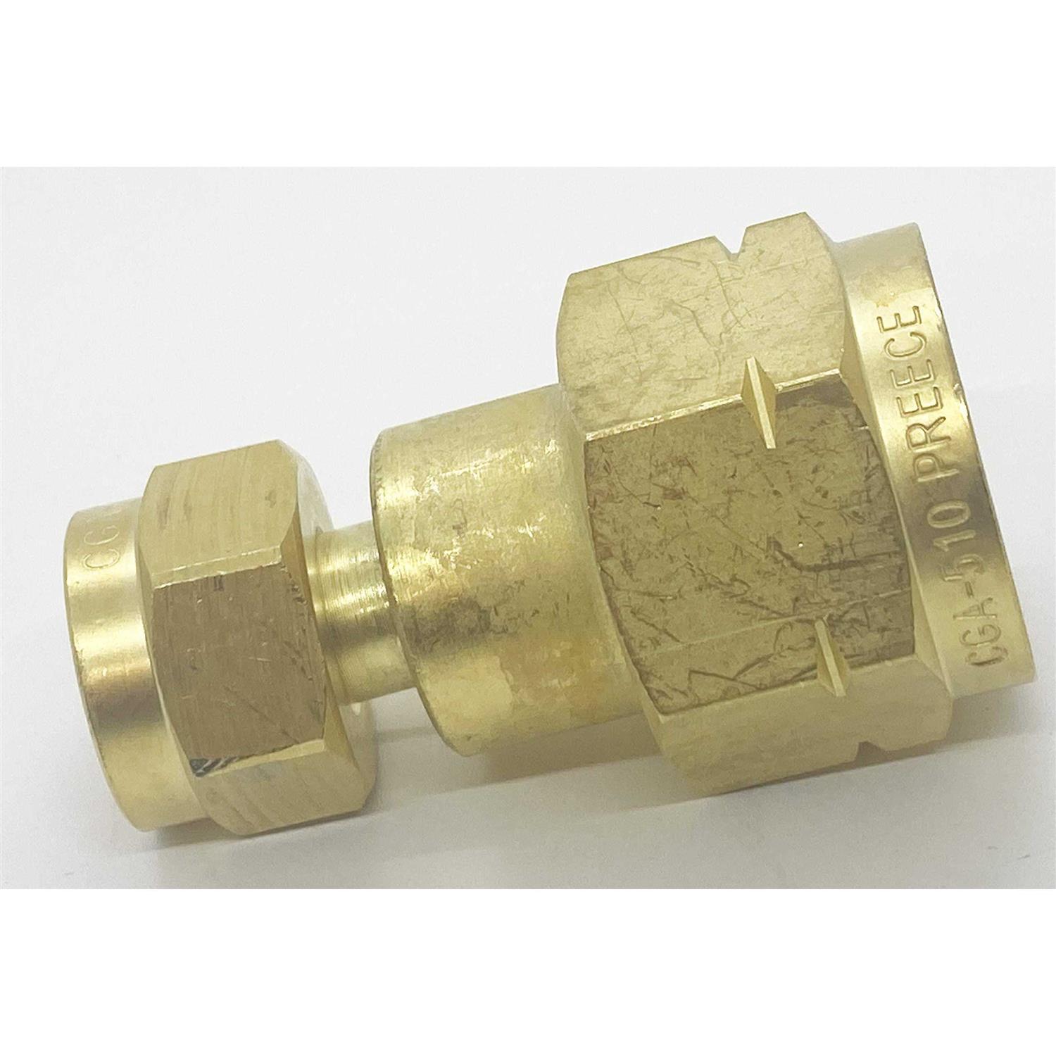 Acetylene Cylinder Bottle To Regulator Cga-200 To Cga-510 Adaptor - Image 3