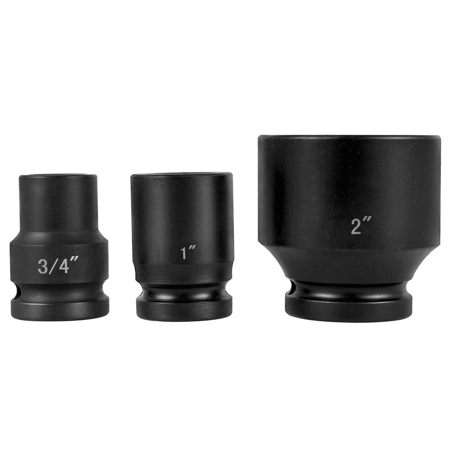 VEVOR Impact Socket Set 3/4 Inches 29 Piece Impact Sockets 6-Point Sockets - Image 5