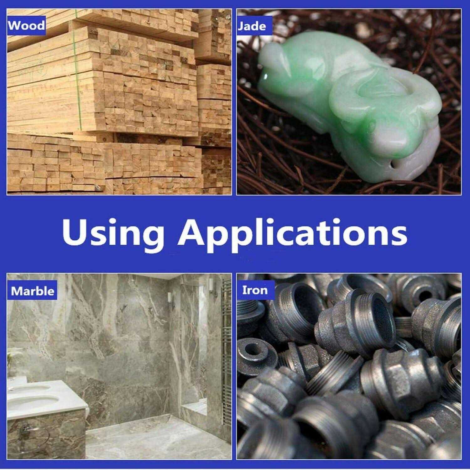 Rocaris 40 Pack 1 inch Abrasive Wheel Buffing Polishing Wheel Set For Rotary Tool - Image 4