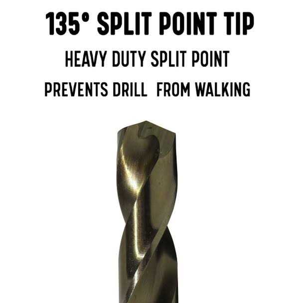 Drill America Cobalt Jobber Length Drill Bit - Image 5