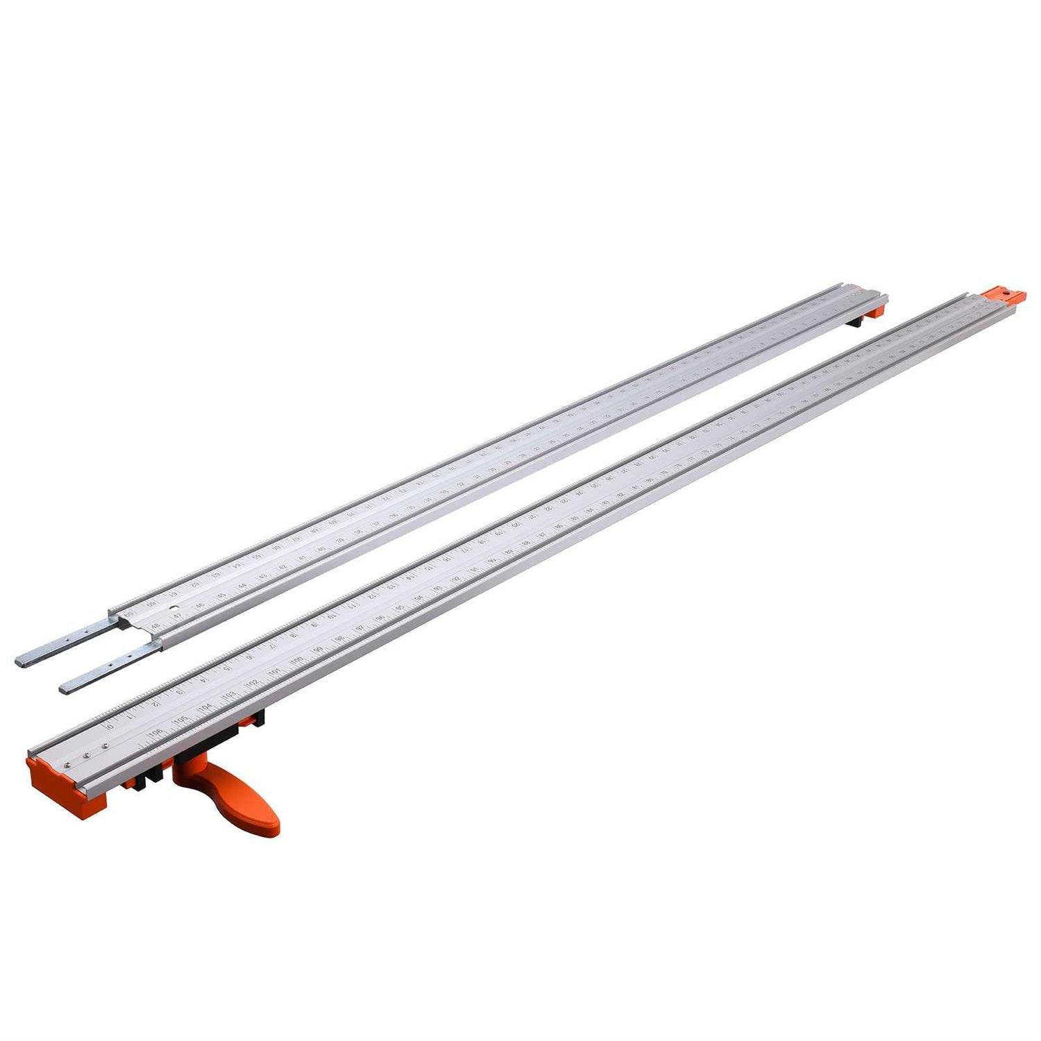 JORGENSEN 100inch Circular Saw Guide 50inch Straight Cut Guide with 50inch Extension Rail for Circular Saws