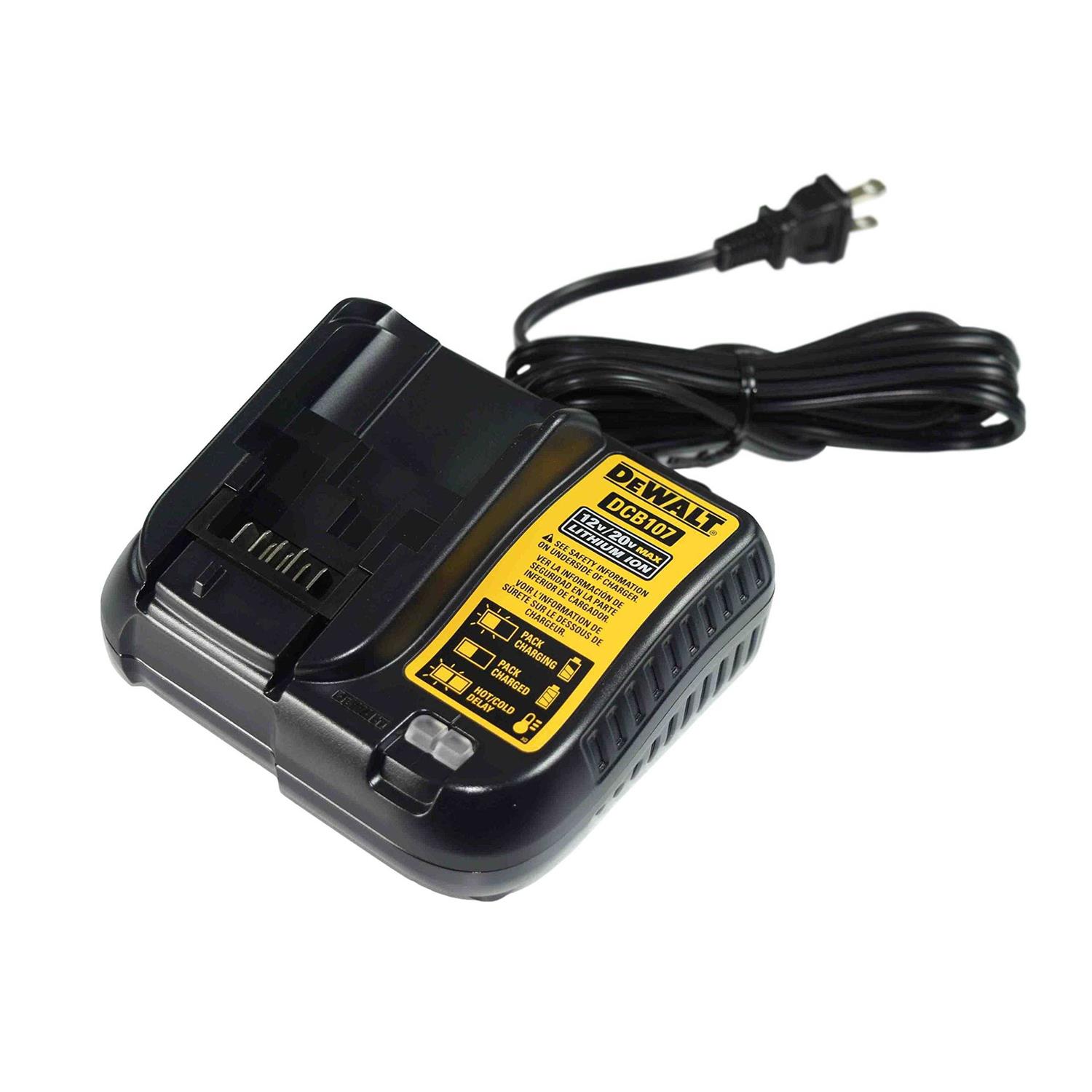 DeWalt DCB107 Lithium Ion Battery Charger 12V / 20V - Image 4