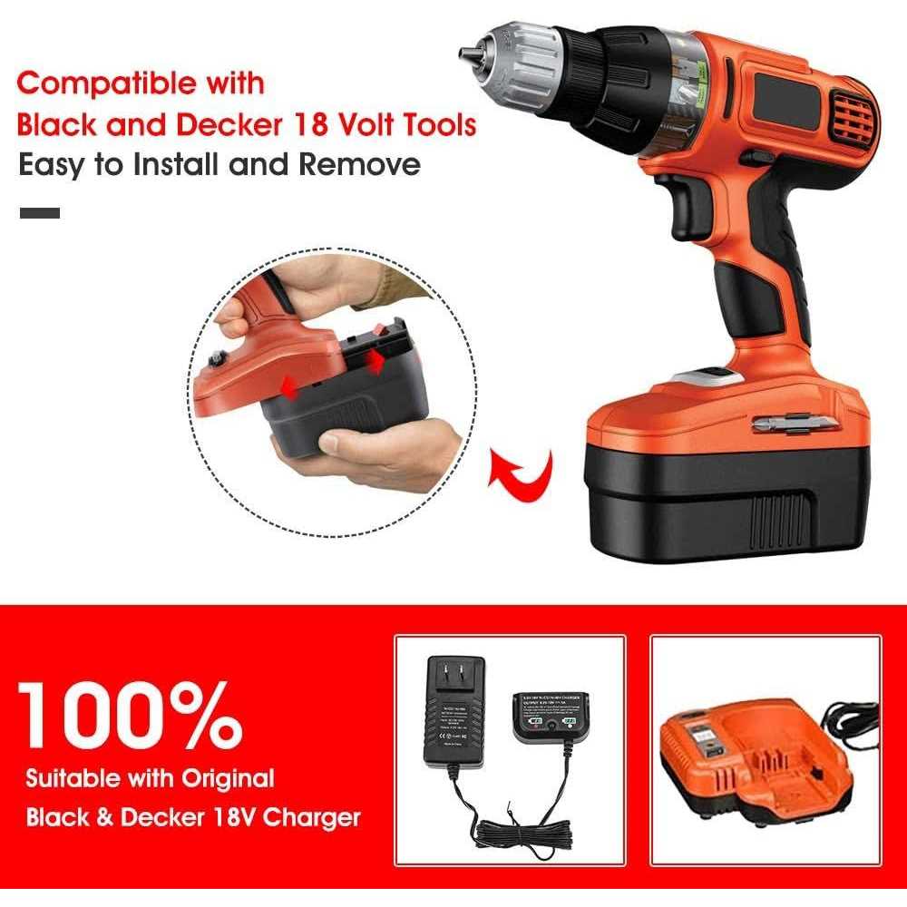 Upgraded to 3.6Ah Ni-Mh HPB18 Replacement Battery Compatible - Image 4