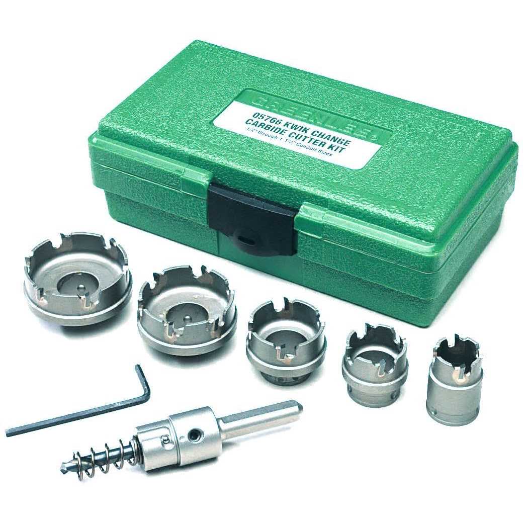 Greenlee 660 Carbide Hole Cutter Kit - Image 5