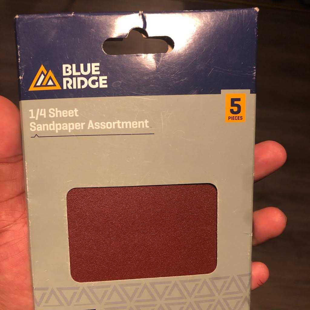 Blue Ridge Tools 1/4 Sandpaper Sheet - Image 5