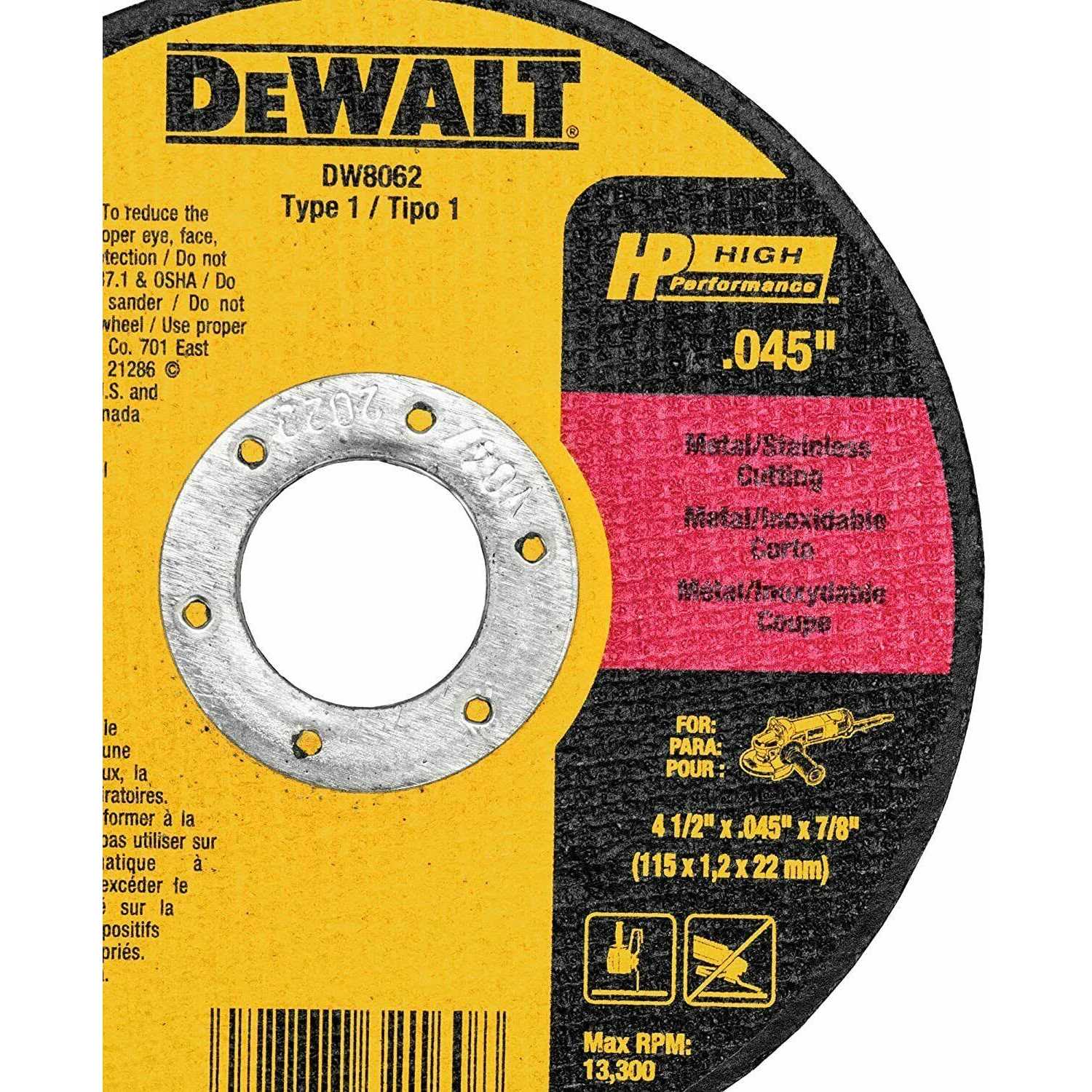 Dewalt DW8062B5 Cutting Wheel - Image 3