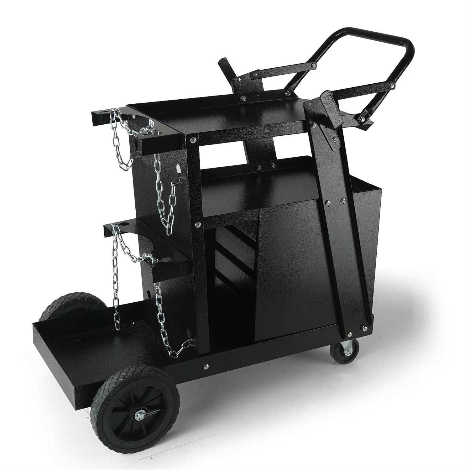 VEVOR Welding Cart 2-Tier 4 Drawers Welder Cart with 265LBS Static Weight Capacity ECSTHJTC265LBXFETV0 - Image 5