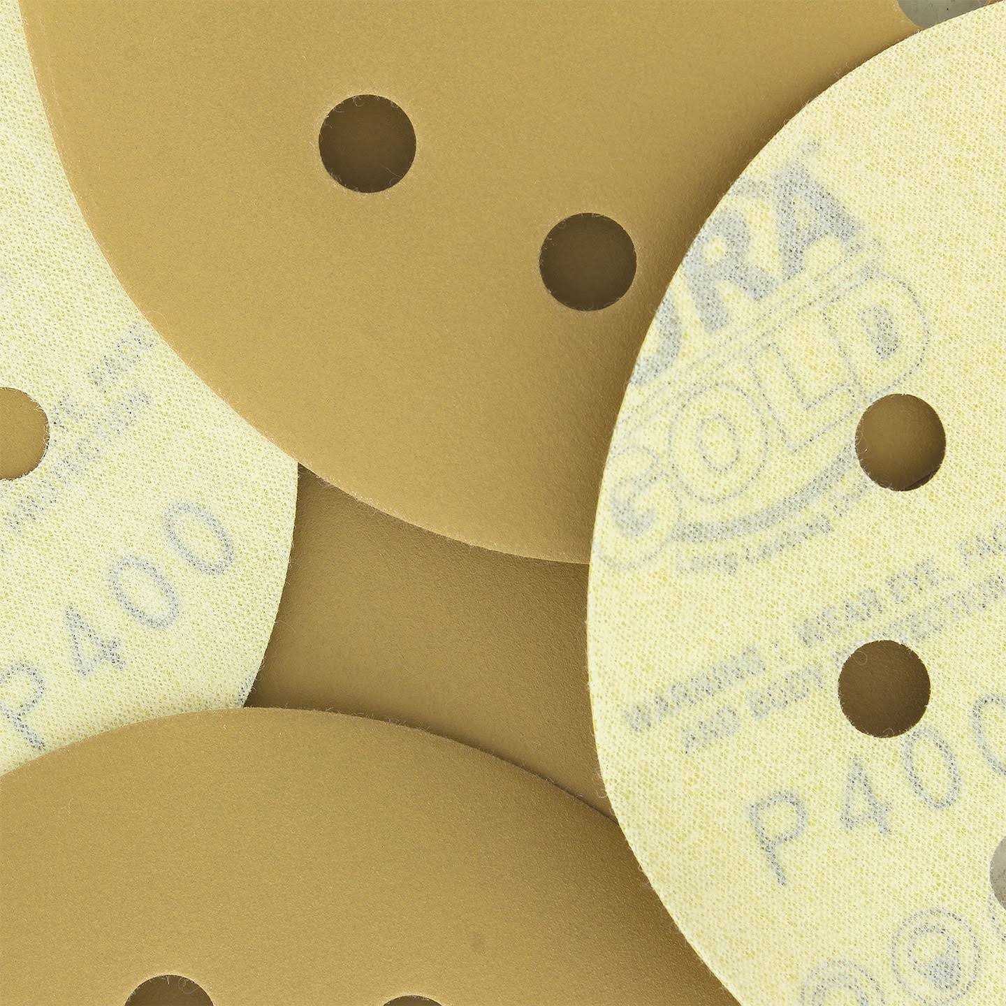 Dura-gold Premium Grit Gold Sanding Discs Hook Loop for DA - Image 5