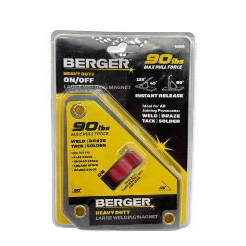 Berger 90 lb. Rated Heavy Duty On/Off Large Welding Magnet - Image 3