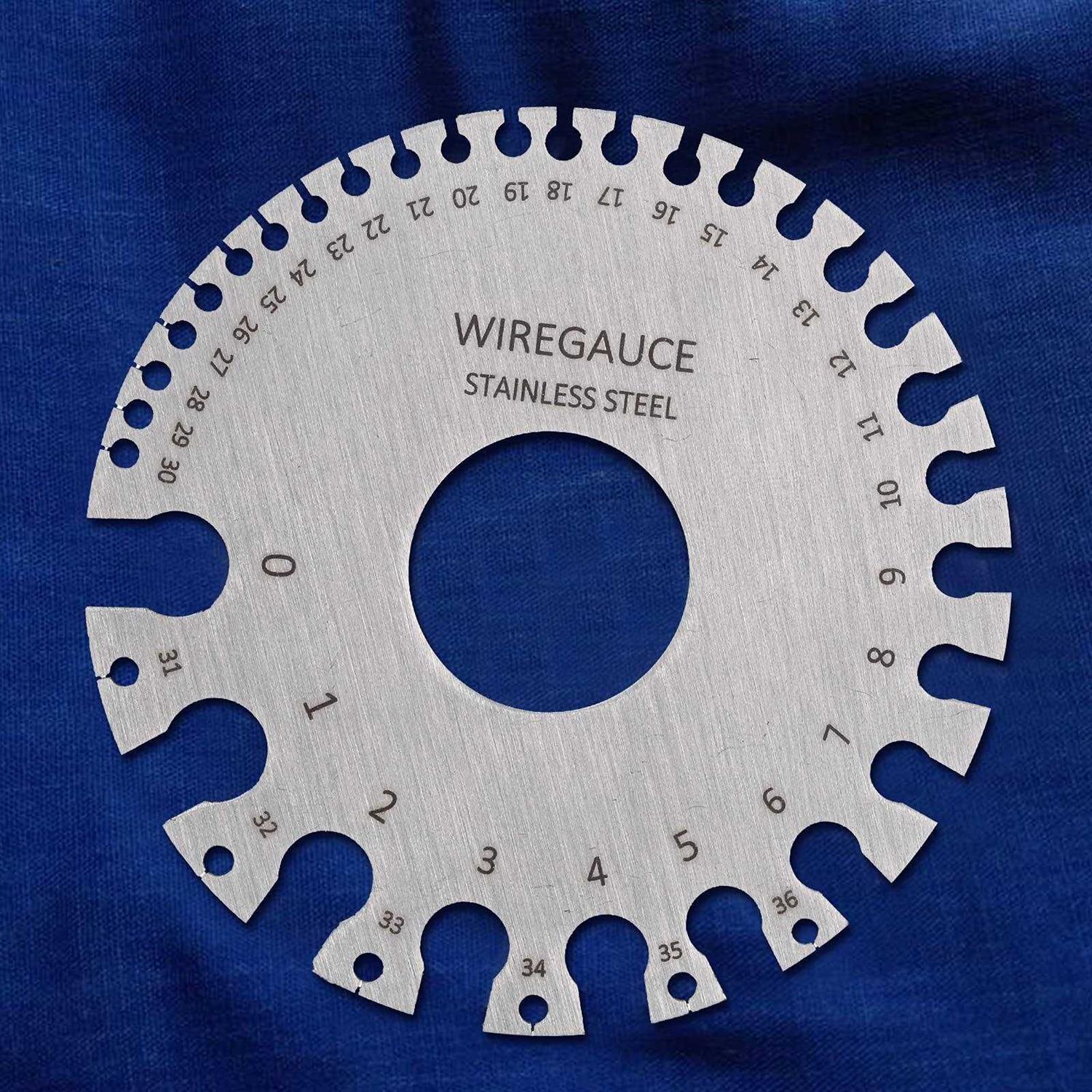 Young4us Metal Sheet Thickness Gauge & Dual-sided Round Metal Sheet Gauge - Image 3