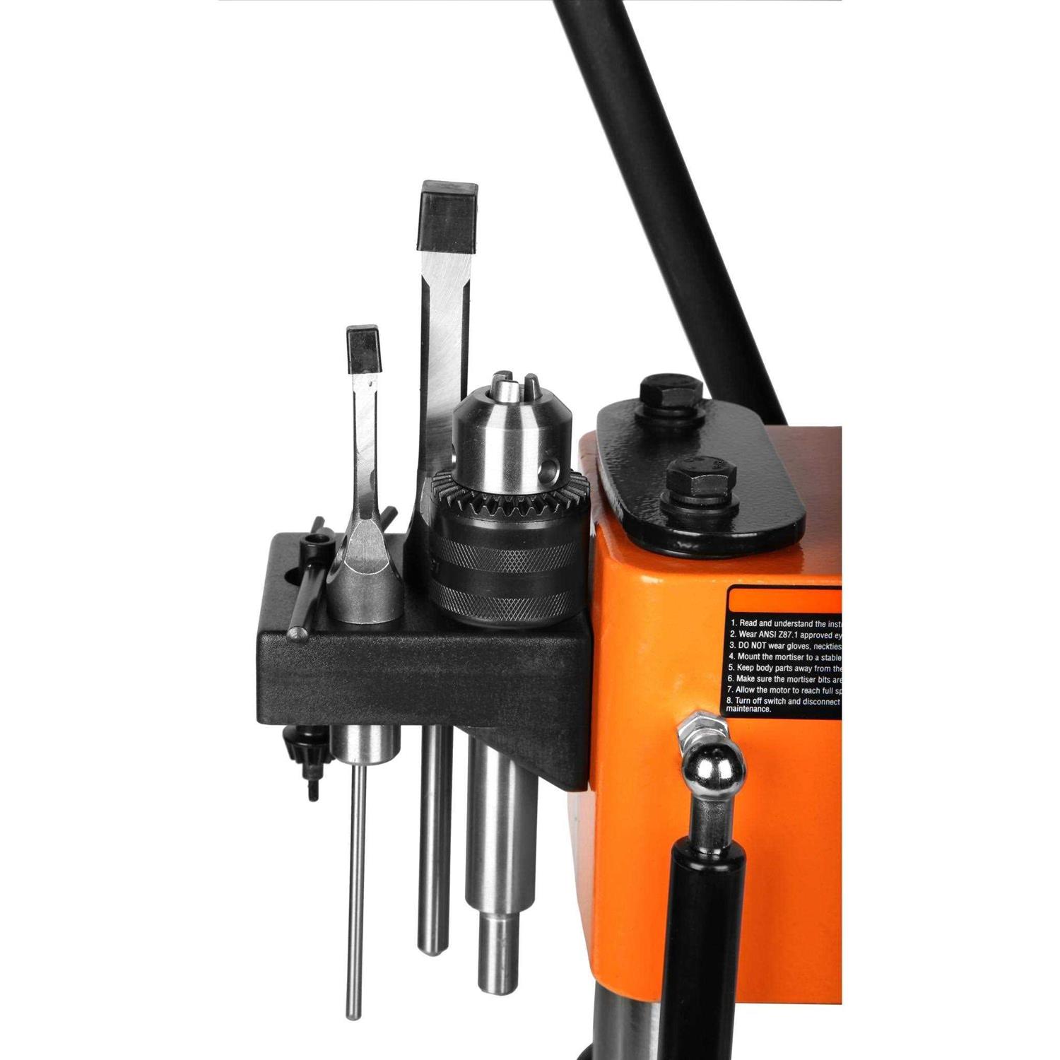 WEN 5 Amp Cast Iron Bench Mortiser with Chisel Bit Set - Image 5