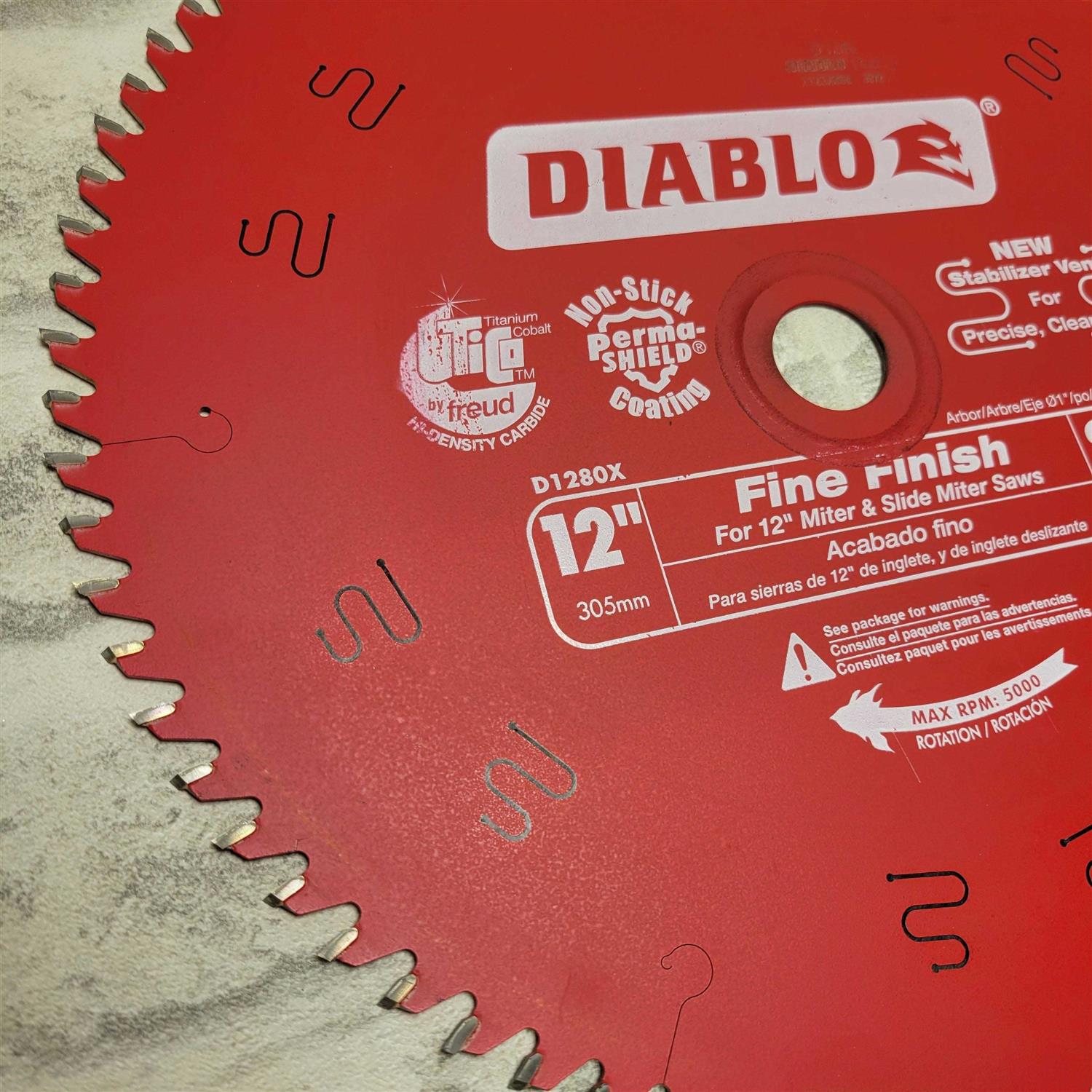 Diablo Fine Finish Saw Blade D1280X - Image 5