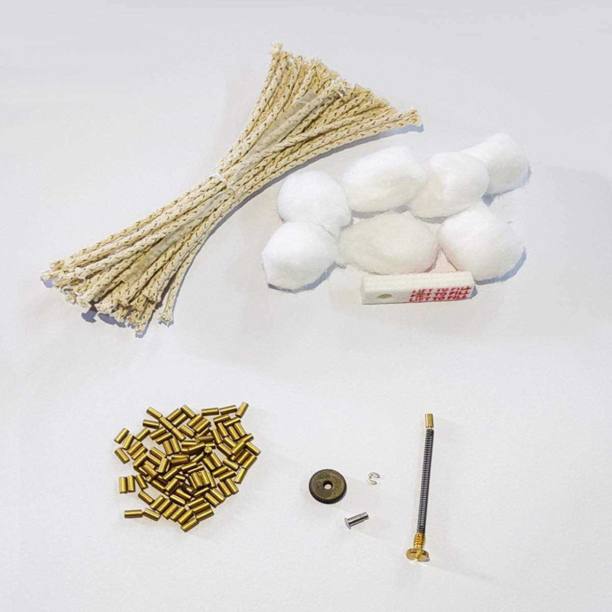 JINMUNIC Universal Lighter Replacement Repair Kit Pack for Petrol Gas Fluid Lighter