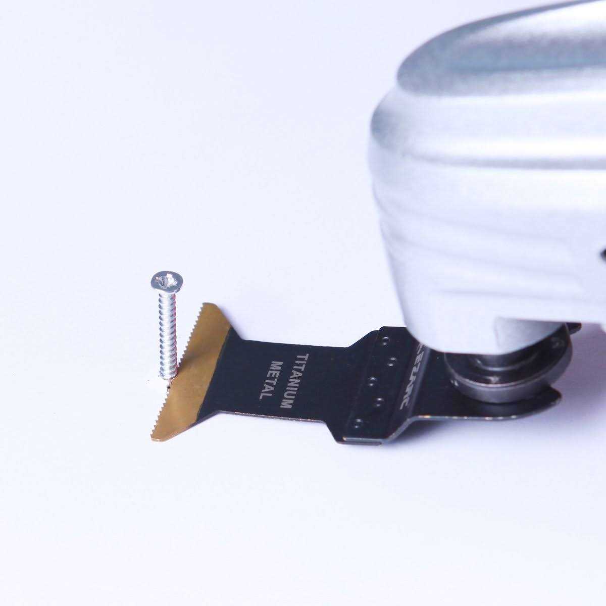 EZARC Titanium Oscillating Multitool Blade for Wood, Metal and Hard Material - Image 4