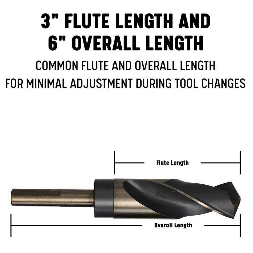 Drill America Reduced Shank Hss Contractor Drill Bit - Image 5
