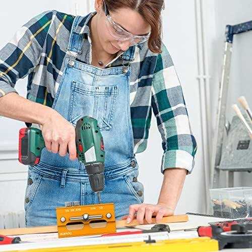 BLEKOO Self Centering Doweling Jig Kit Drill Jig For Straight Holes Biscuit Joiner Set With 6 Drill Guide Bushings - Image 5