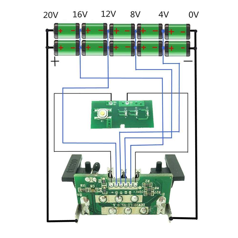 AuthFrank for Dewalt DCB200 18V 20V Li-ion Battery Plastic Case 3.0Ah 4.0Ah DCB201,DCB203,DCB204 Li-ion Battery Cover-Parts - Image 3