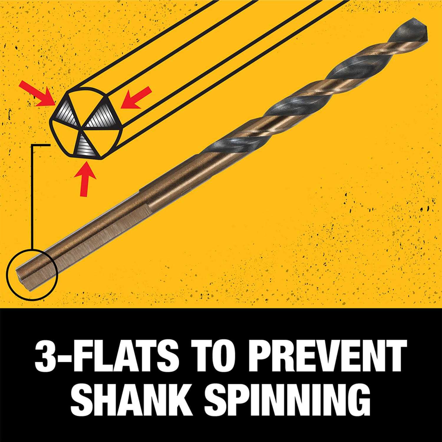 DeWalt DW1120 Black Oxide Drill Bit - Image 3