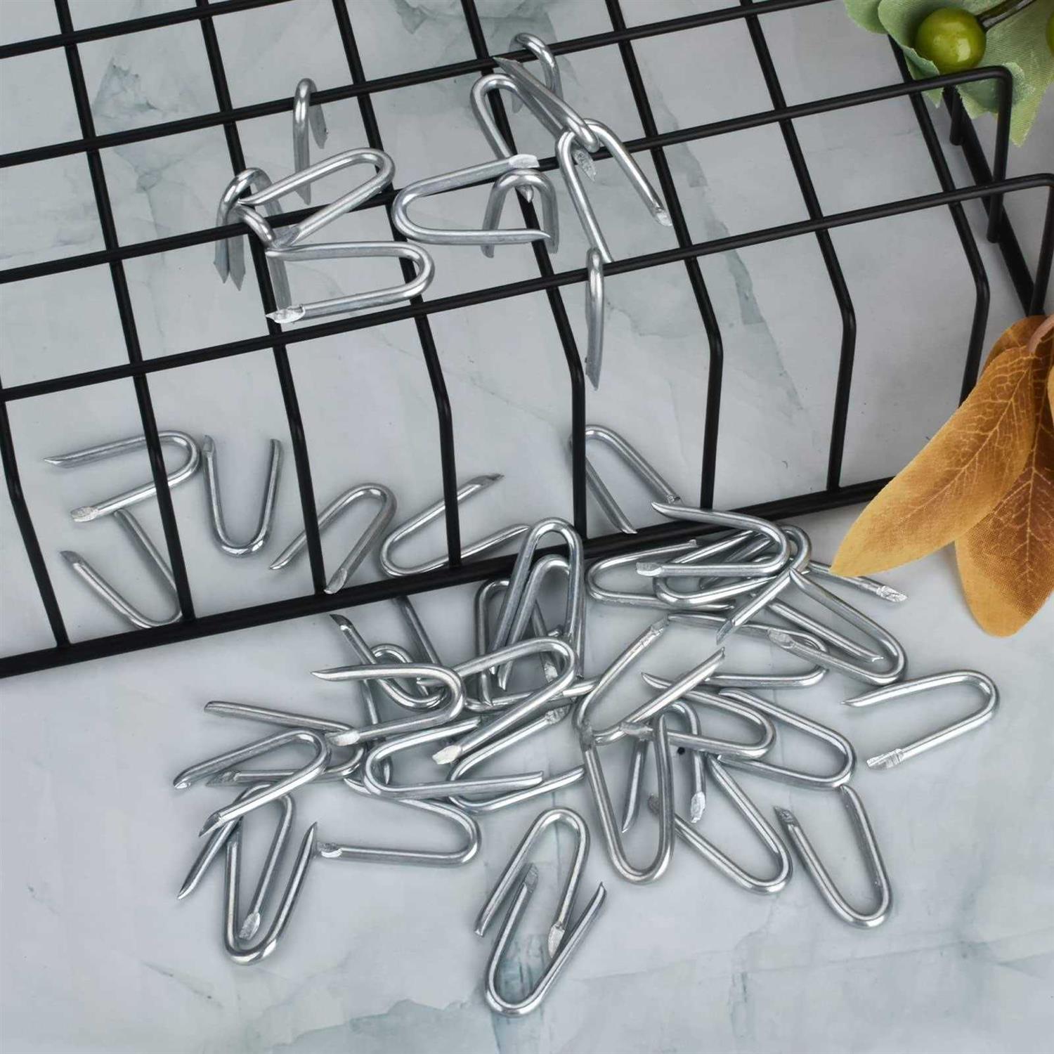 AccEncyc Wire Staples Steel Fence Staple Nails U Shaped Nails U Staples for Fencing - Image 3