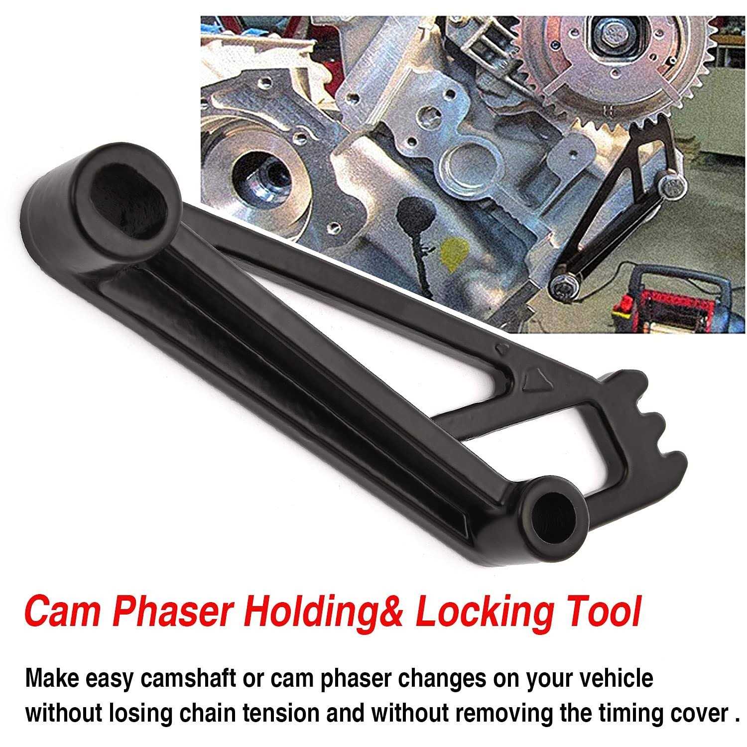 Valve Spring Compressor Tool,Crankshaft Positioning Tool, Cam Phaser Holding Tool, Cam Phaser Lockout kit, Timing Chain Locking Tool and Pulley Bolt - Image 3