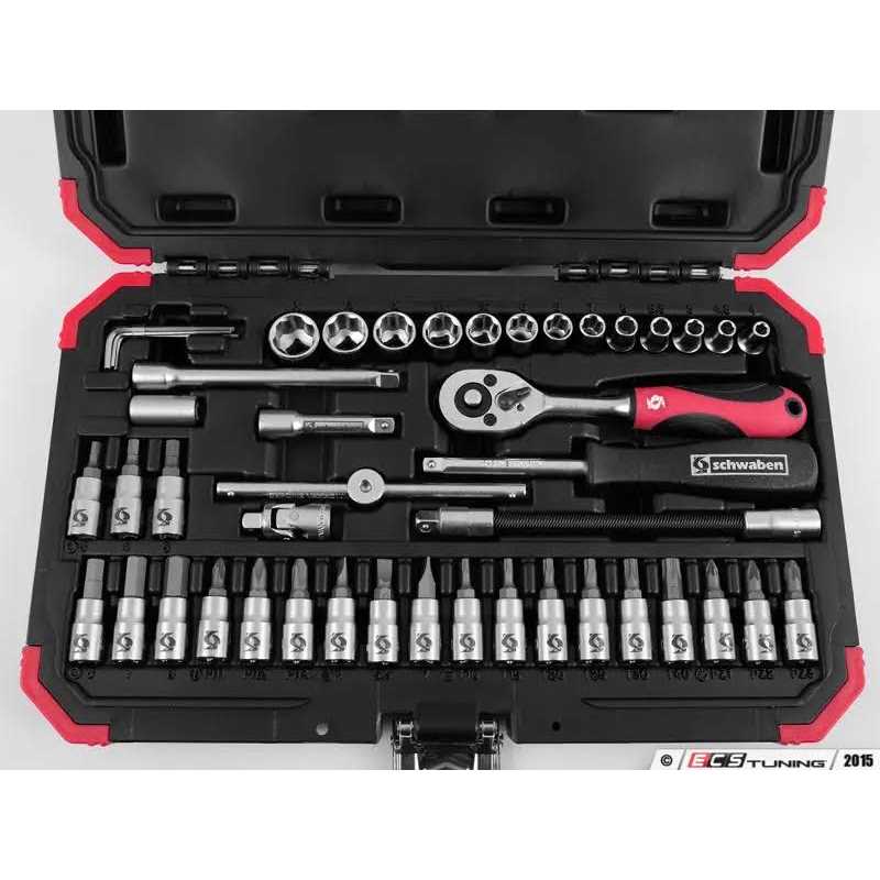 BMW E36 M3 S52 3.2L Schwaben 46 Piece 1/4 Drive Set - Image 4