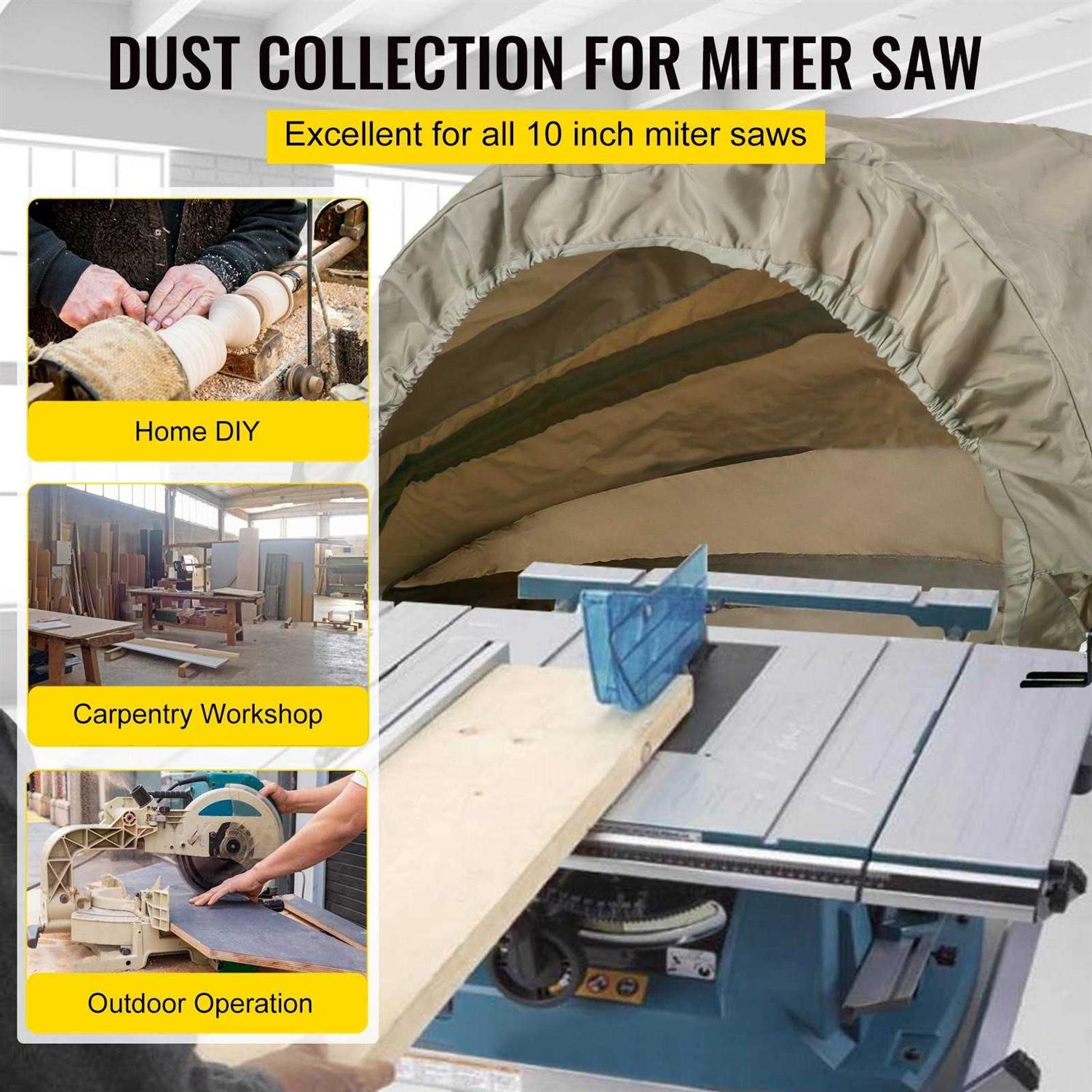 VEVOR Miter Saw Hood 5000-L Dust Solution For Miter Saws Chop Shop Dust Collection - Image 5