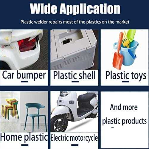 Upgraded 150W Plastic Welder Bumper Repair Kit,2-in-1 Plastic Welding Kit 800PCS Hot Staples & 30pcs Plastic Welding Rods,Hot Stapler Plastic Repair - Image 3