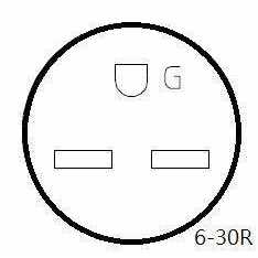 Parkworld 886559 Welder Adapter Cord Nema 6-50p to 6-30r - Image 5